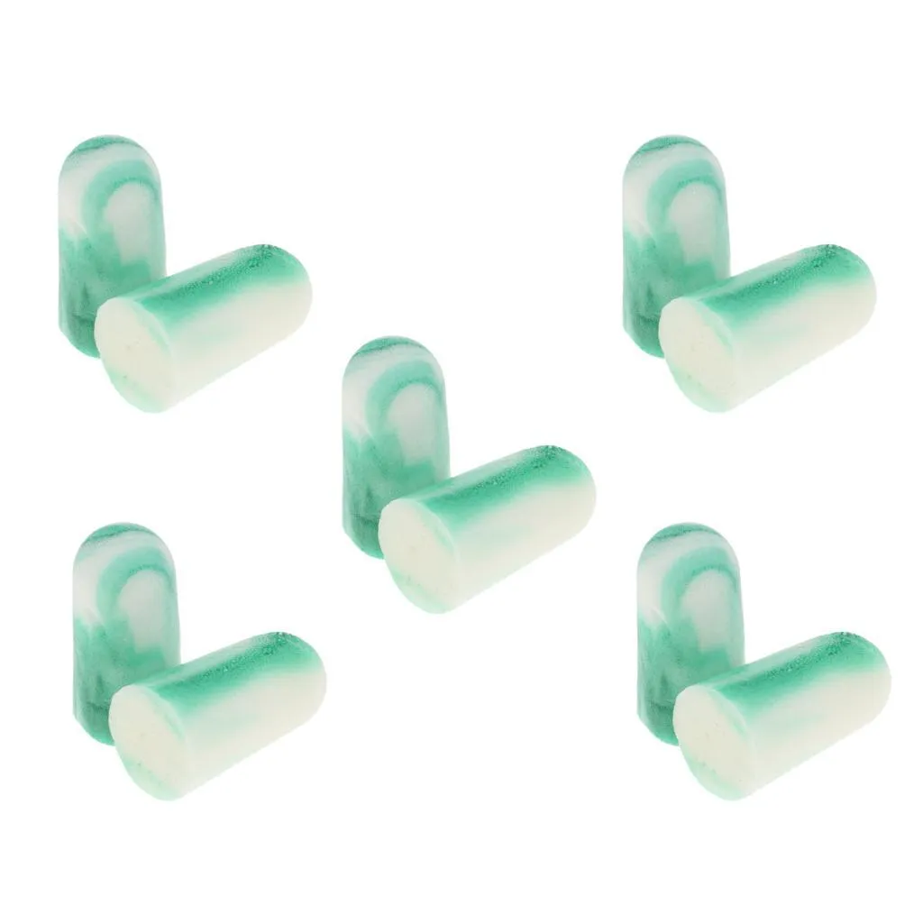 10 Pairs Ear Plugs Noise Cancelling Sound Blocking for Hearing Protection
