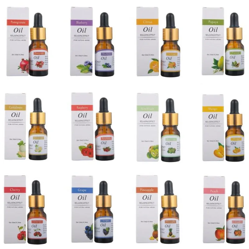 100% Pure Natural Essential Oils For Aromatherapy Diffusers Essential Oil for Relieve Stress Organic Body Massage Relax TSLM2