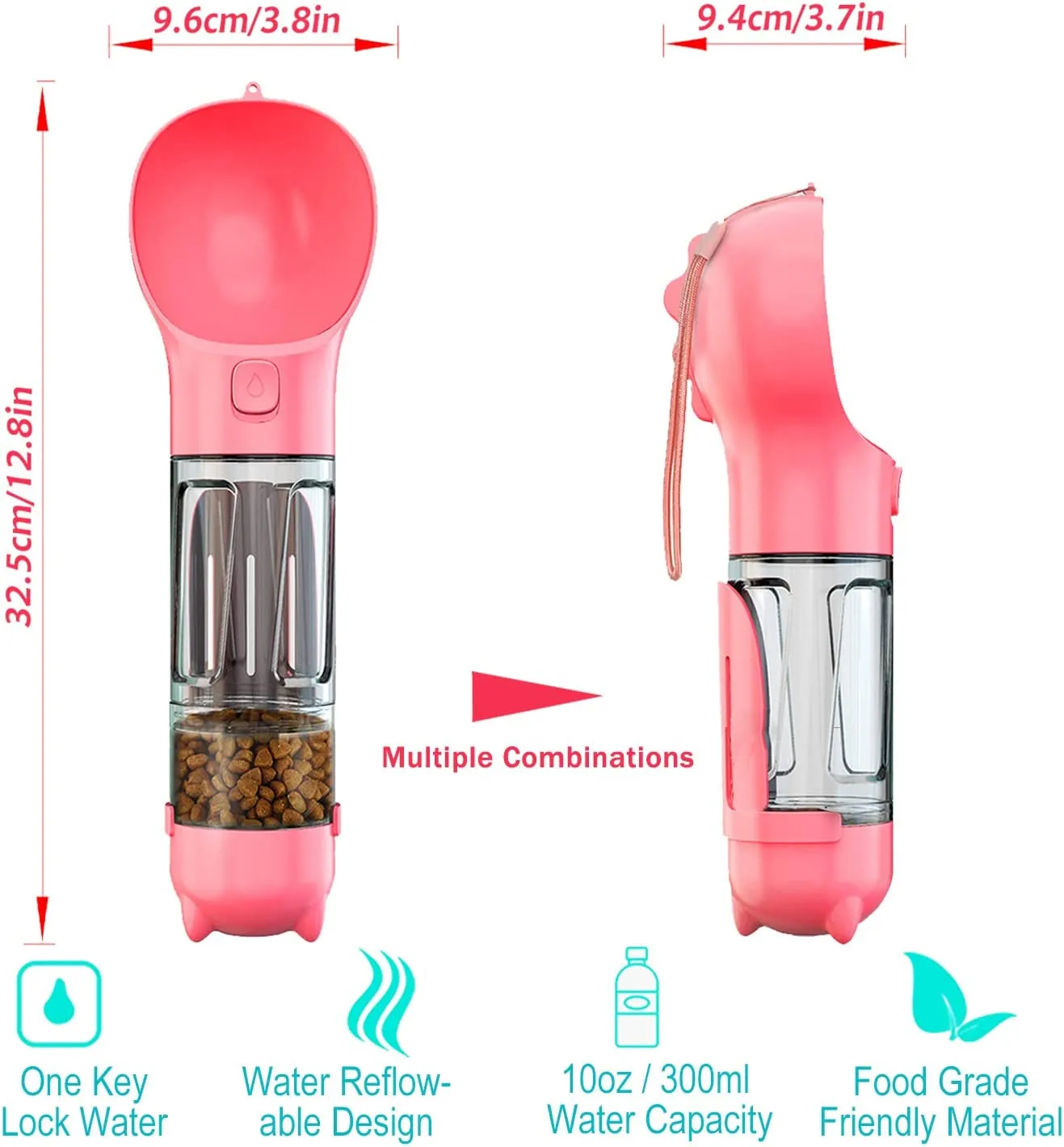 10Oz Portable Dog Water Bottle