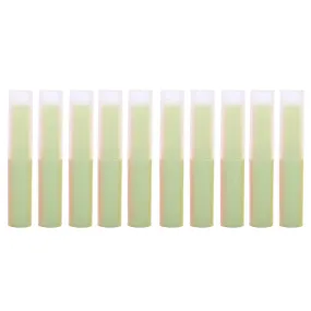 10Pcs Empty Lipstick Tubes Lip Balm Containers DIY Makeup Tools Light Green