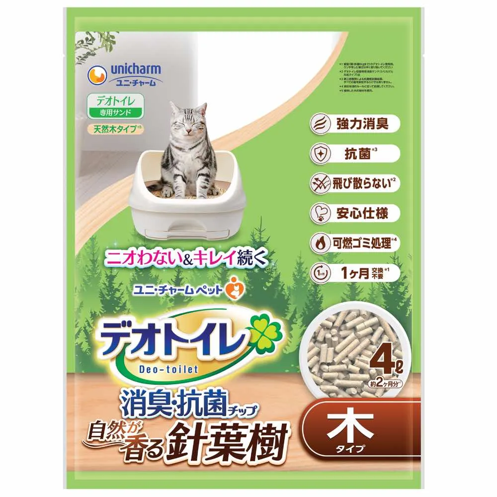18% OFF: Unicharm Deo-Toilet Wood Pellet Refill 4L