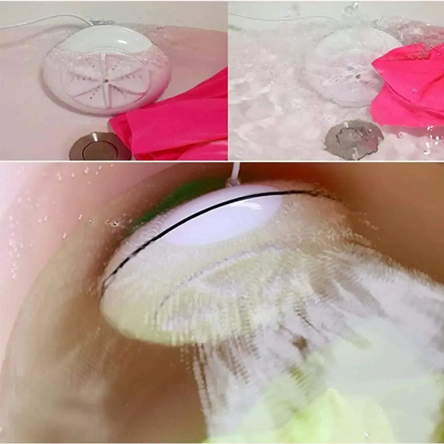 2 in 1 Ultrasonic Portable Turbo Washing Machine