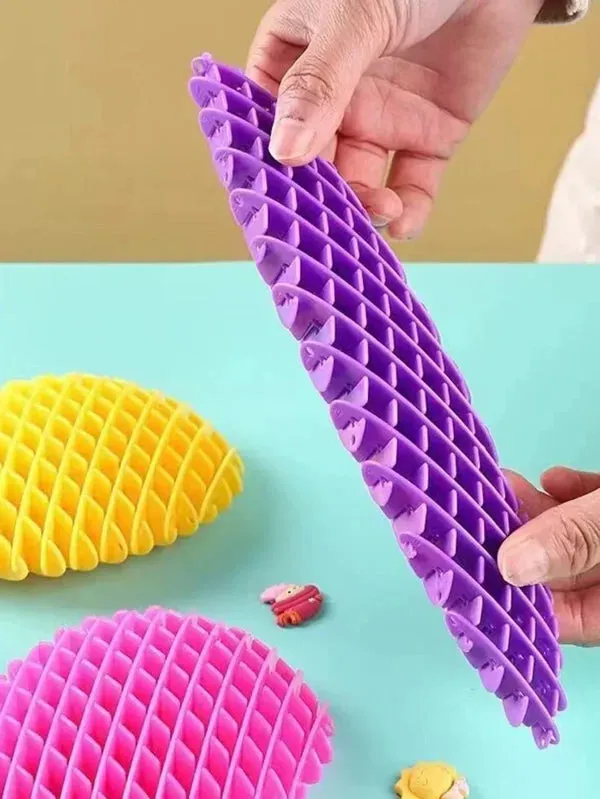 3d Decompression Stretch Mesh Toy | 3d Print Anti-stress Magic Worm