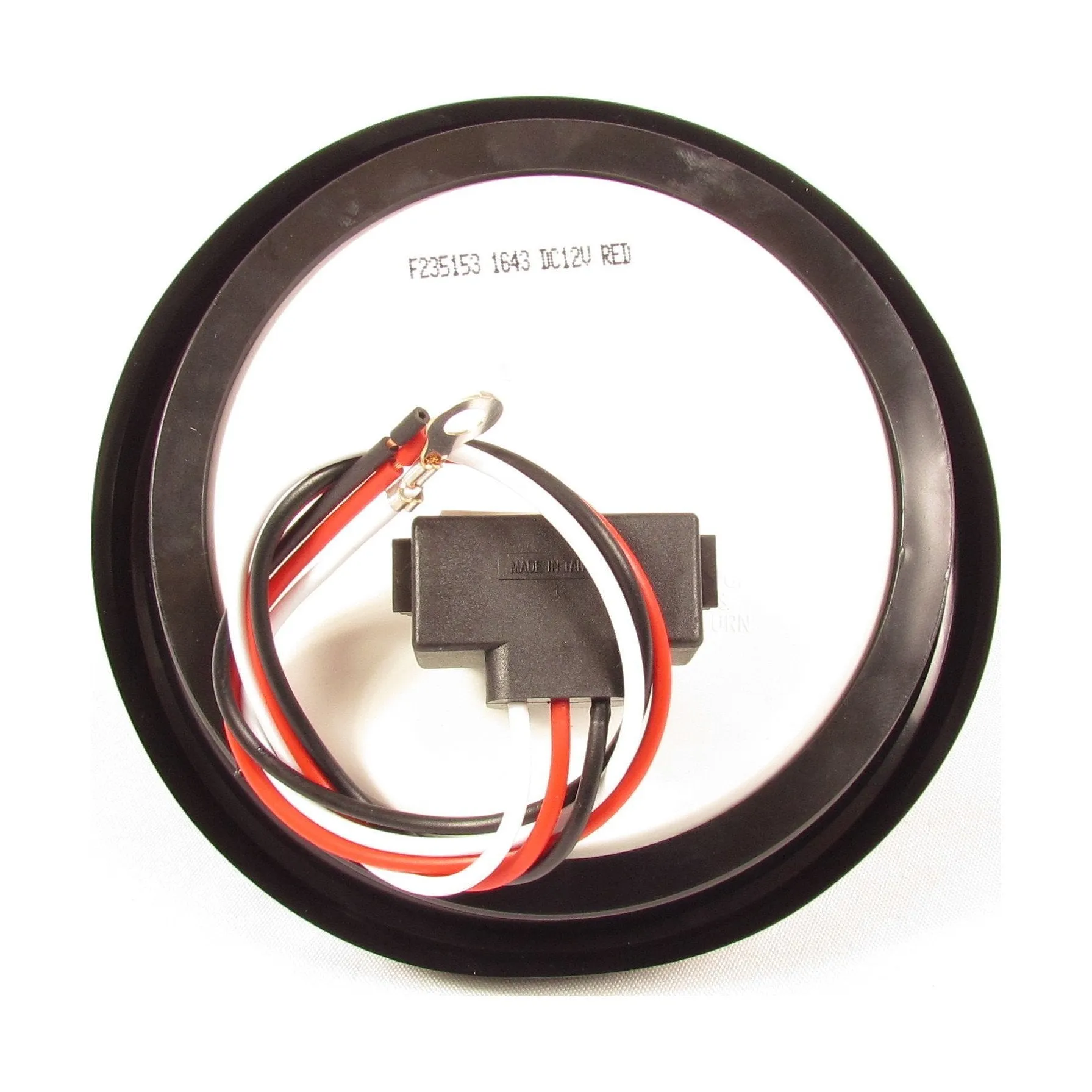 4" Amber Round Tail/Turn Led Light With 24 Leds And Clear Lens | F235119