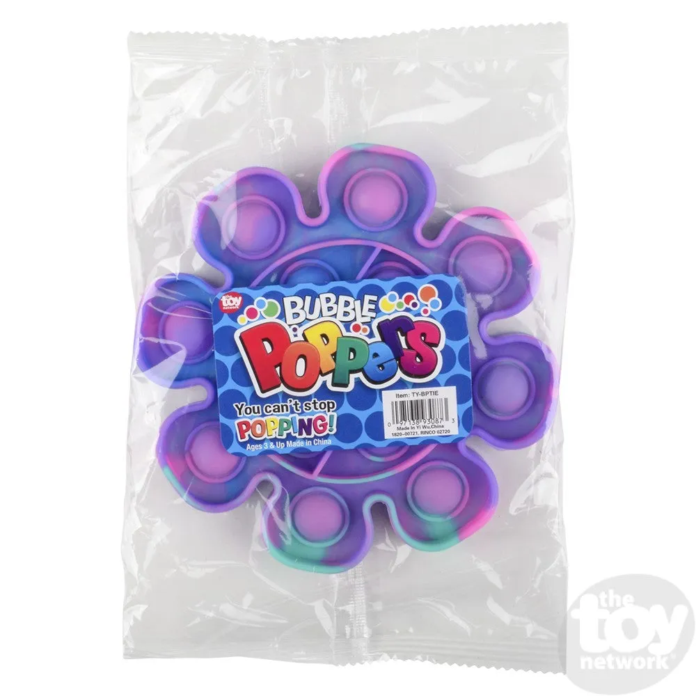 5" Tie Dye Bubble Poppers Stress Reliever, Bubble Popping - Random Style Pick (1 Pcs)