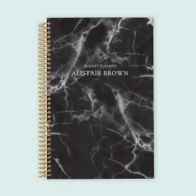 6x9 Budget Planner - Black Marble