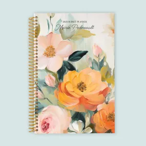 6x9 Budget Planner - Blossom Dreams Orange Green