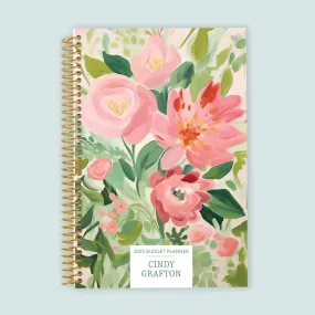 6x9 Budget Planner - Blossom Dreams Pink Green