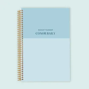 6x9 Budget Planner - Blue Color Block