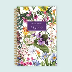 6x9 Budget Planner - Colorful Floral White