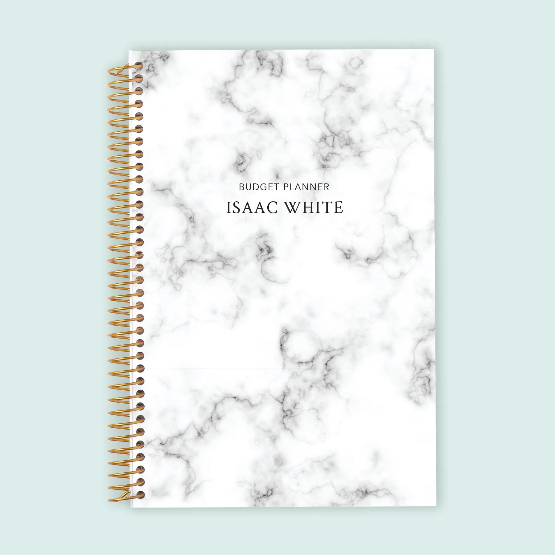 6x9 Budget Planner - Gray Marble