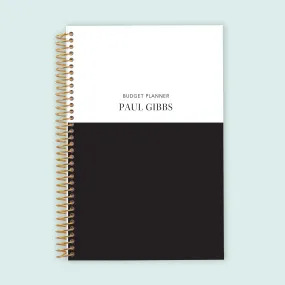 6x9 Budget Planner - White Black Color Block