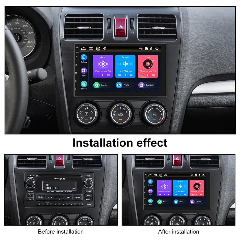 7-inch Car Radio Wired Carplay MP5 Player Universal GPS Bluetooth