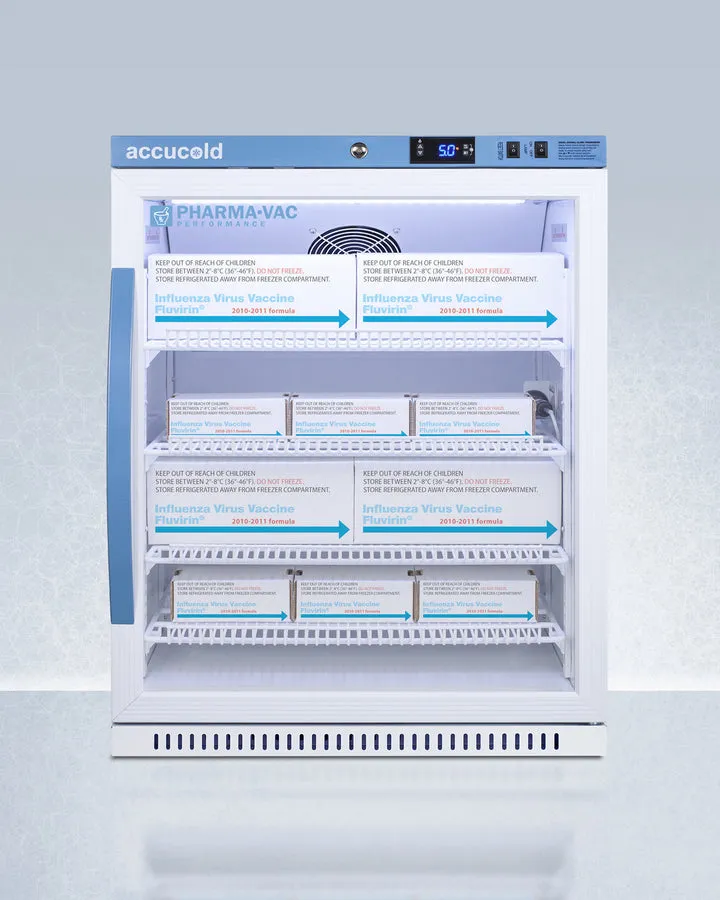 Accucold 6 Cu.Ft. Vaccine Refrigerator ADA Height - ARG61PVBIADA