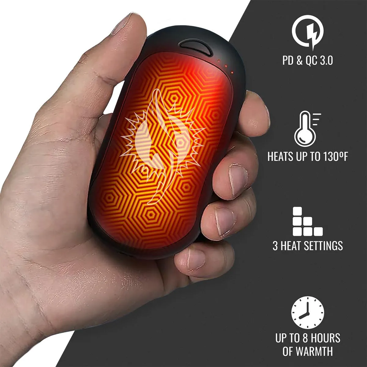 ActionHeat Miami Dolphins Rechargeable Hand Warmer