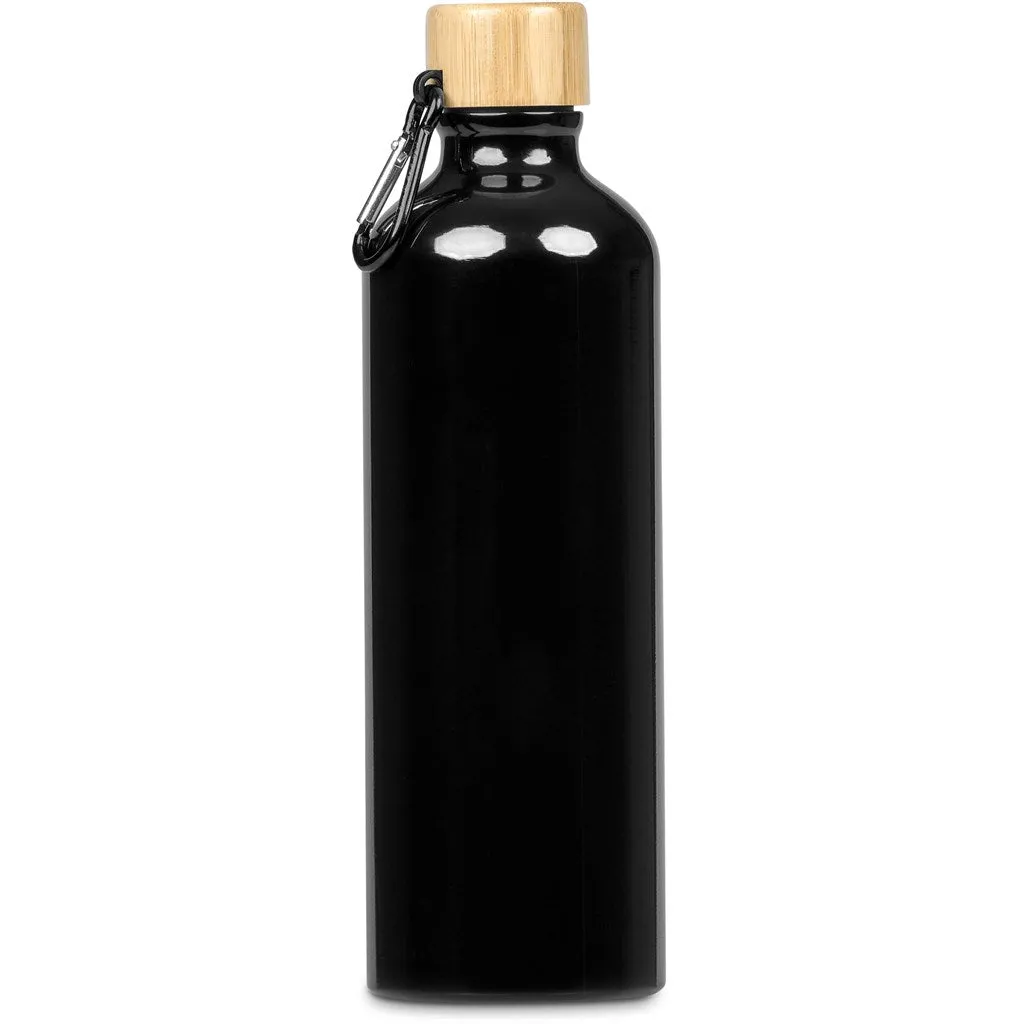 Aluminium & Bamboo  Custom Gift Water Bottle – 750ml