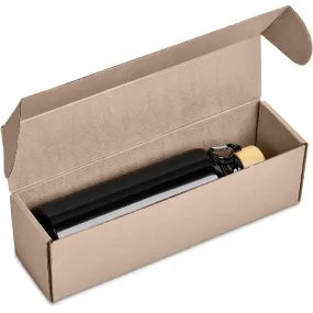 Aluminium & Bamboo  Custom Gift Water Bottle – 750ml