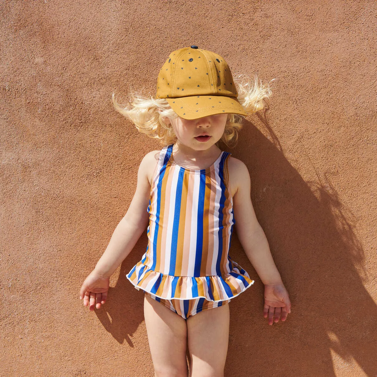 Amara Swimsuit - Light Lavender / Surf Blue Mix