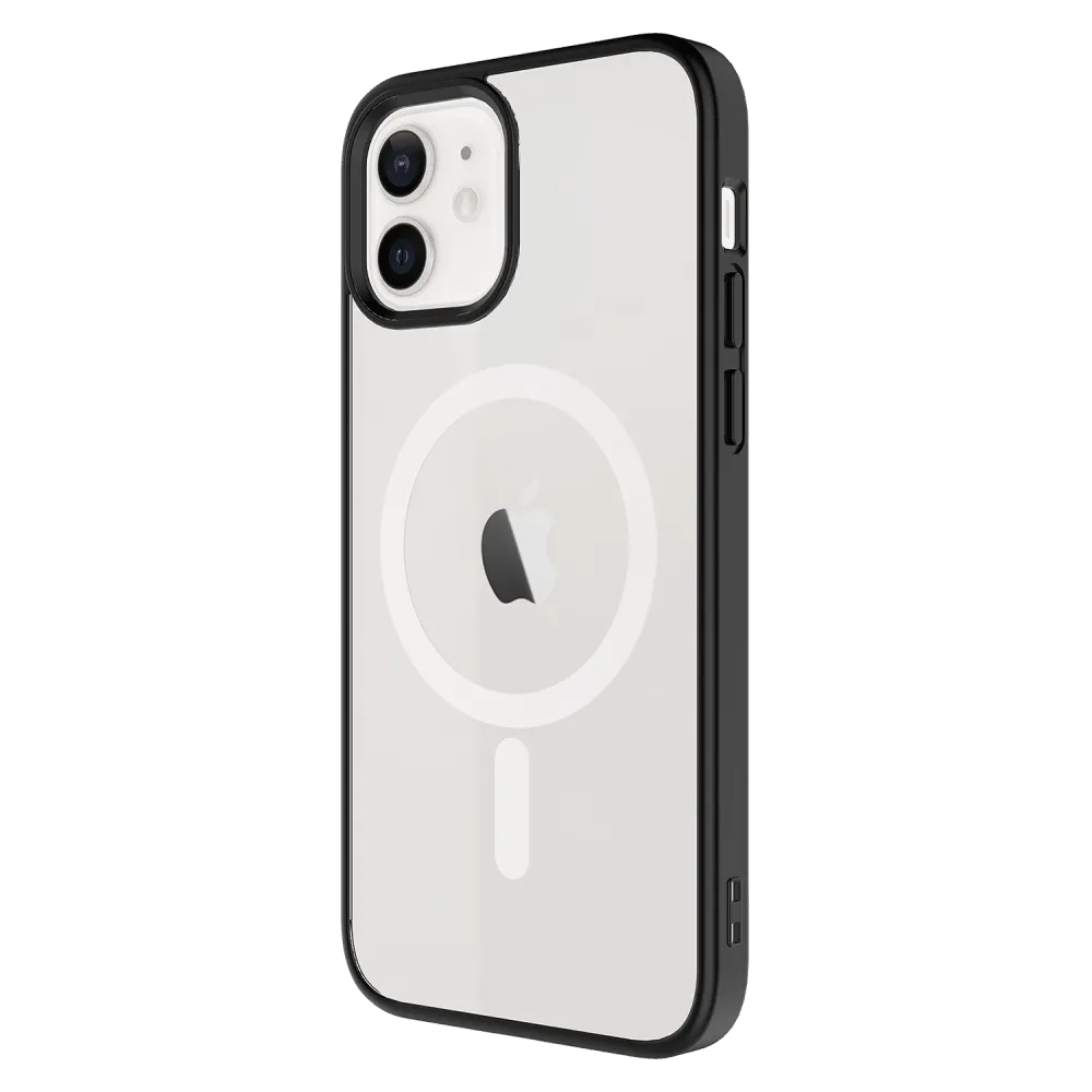 AMPD TPU / Acrylic Hard Shell MagSafe Case with Colored Bumper for Apple iPhone 12 / iPhone 12 Pro by AMPD