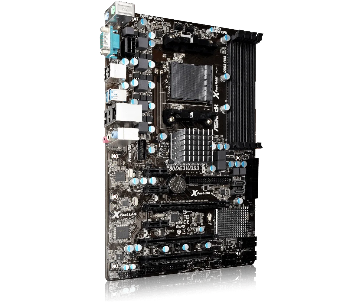 ASRock 980DE3/U3S3 AMD RX881 AM3  DDR3 ATX Desktop Motherboard usb3.0