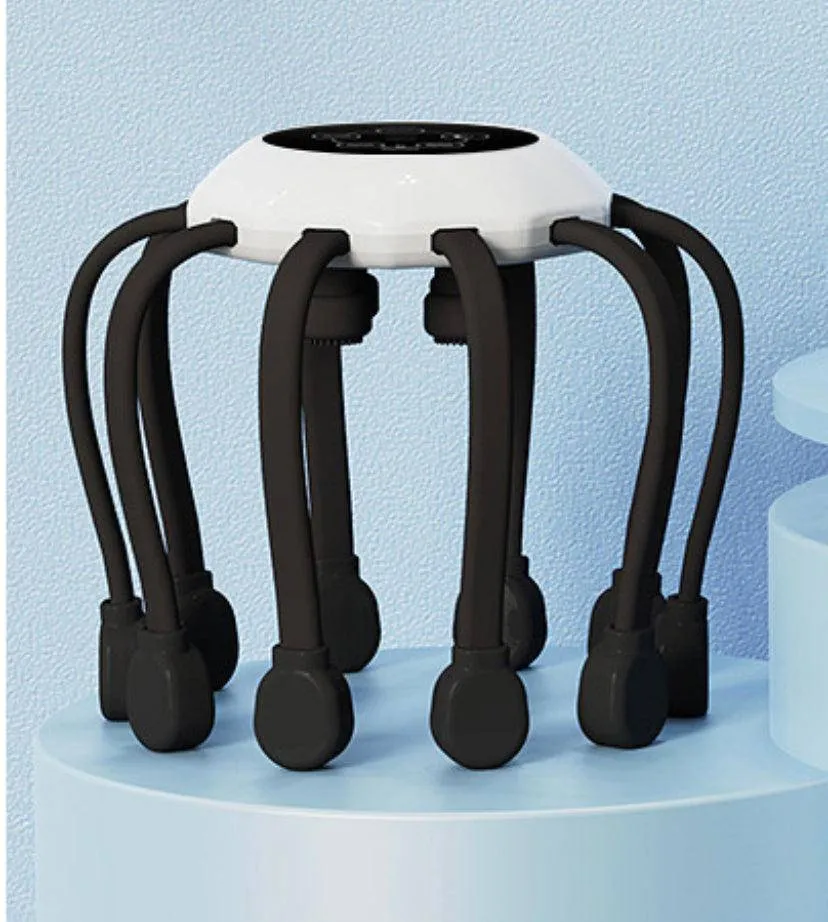 Automatic Octopus Hair Scalp Vibration Massager