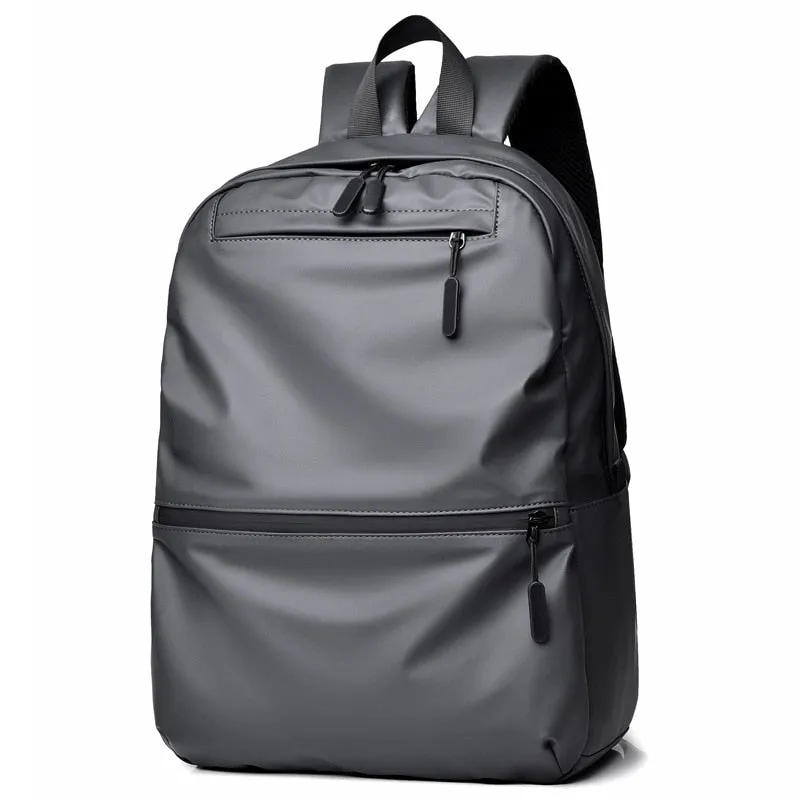 Back to school Korean Fashion Men Backpack Business Laptop Backpack Large Capacity Short Distance Travel Backpack Double Shoulder Bag Schoolbag