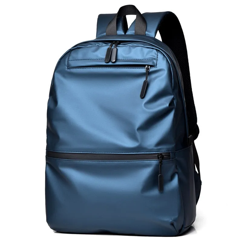 Back to school Korean Fashion Men Backpack Business Laptop Backpack Large Capacity Short Distance Travel Backpack Double Shoulder Bag Schoolbag