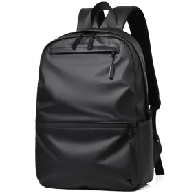 Back to school Korean Fashion Men Backpack Business Laptop Backpack Large Capacity Short Distance Travel Backpack Double Shoulder Bag Schoolbag