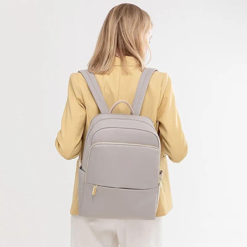 Back to school Korean New Oxford Cloth Women Backpack 14 Inch Laptop Bag Large Capacity Fashion Leisure Travel Backpack Women