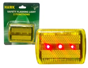 Bicycle Clip-on Tail Light with 3 Red LED Lights Inside