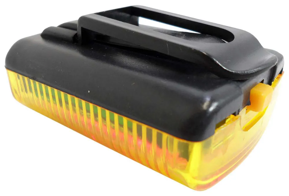 Bicycle Clip-on Tail Light with 3 Red LED Lights Inside