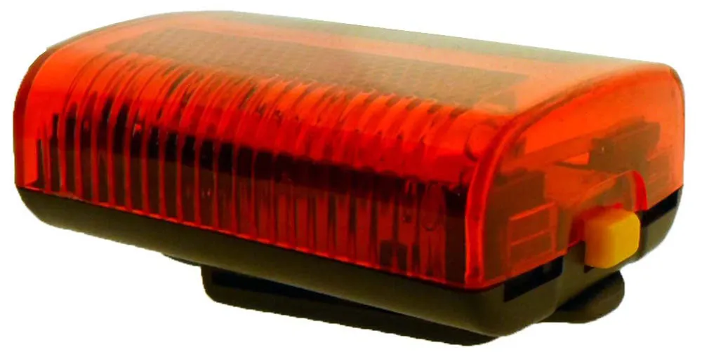 Bicycle Clip-on Tail Light with 3 Red LED Lights Inside