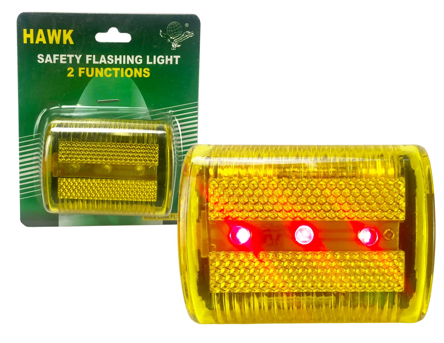 Bicycle Clip-on Tail Light with 3 Red LED Lights Inside