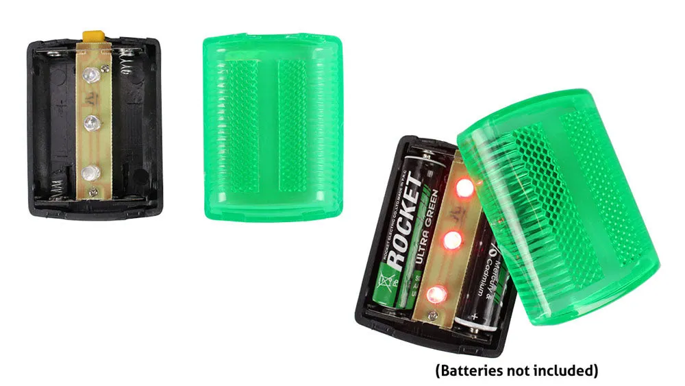 Bicycle Clip-on Tail Light with 3 Red LED Lights Inside