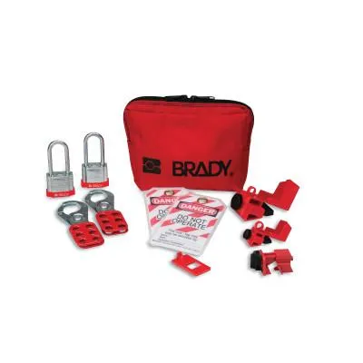 Brady® PERSONAL BRKR LO POUCH(W/STEEL PADLOCKS), 105968