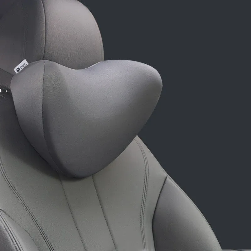 Car headrest and neck pillow