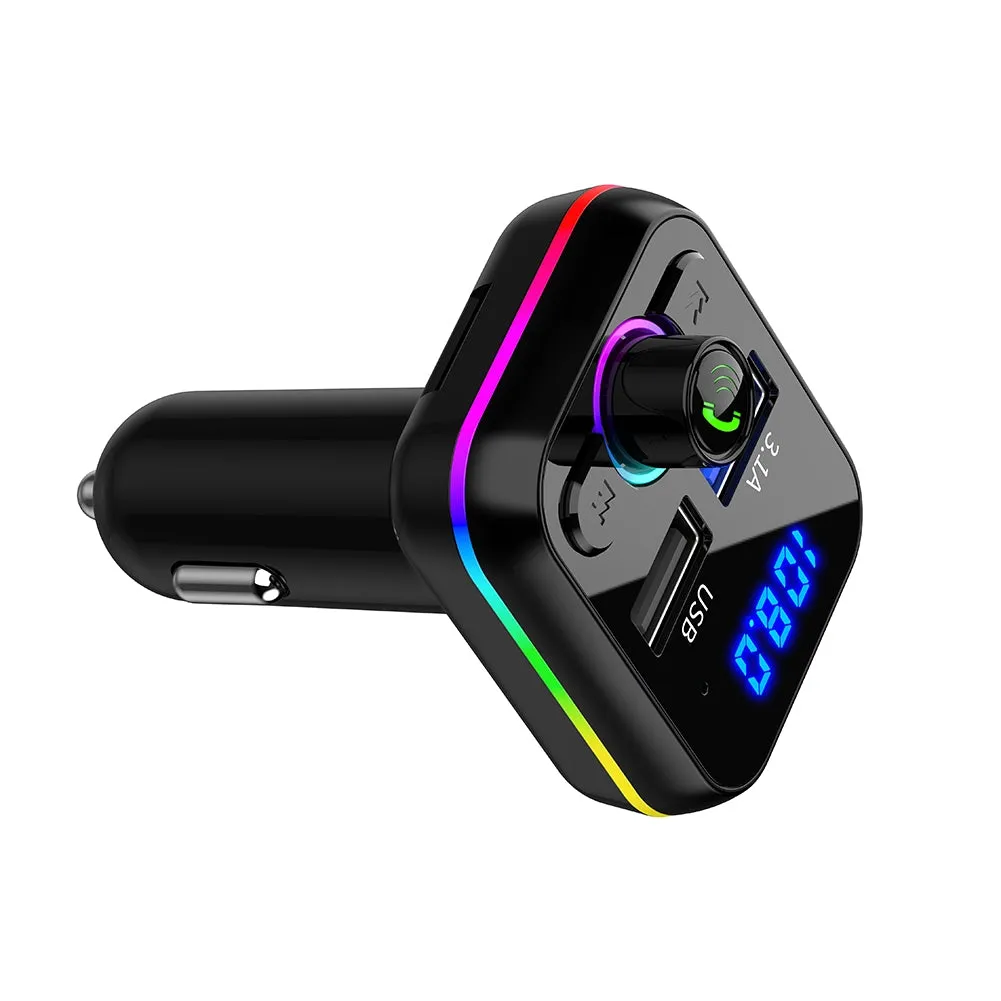 Car Mp3 Music Player Bluetooth-compatible V5.0 Hands Free Call
