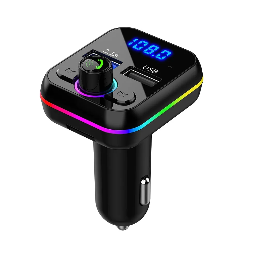 Car Mp3 Music Player Bluetooth-compatible V5.0 Hands Free Call
