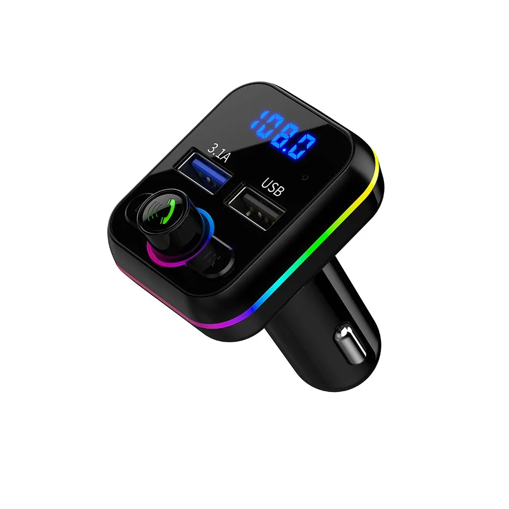 Car Mp3 Music Player Bluetooth-compatible V5.0 Hands Free Call