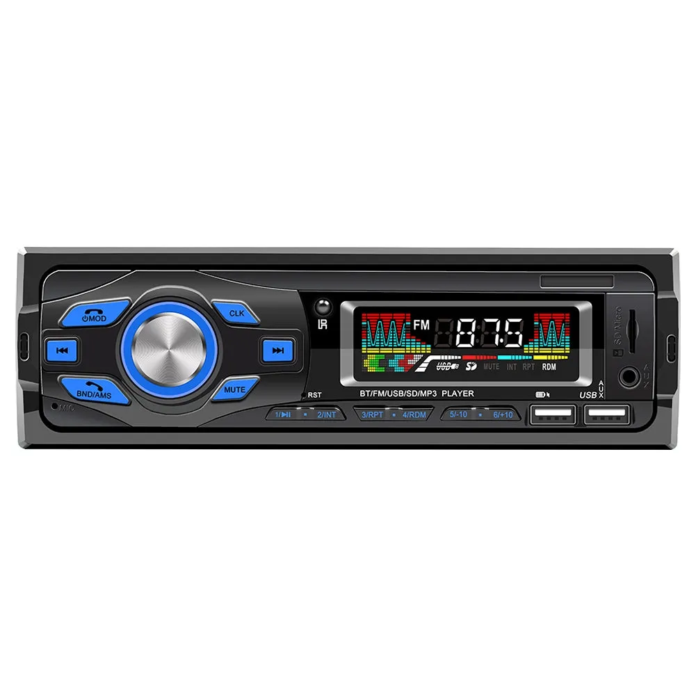 Car MP3 Player Bluetooth FM Radio Hands Free Calling Power