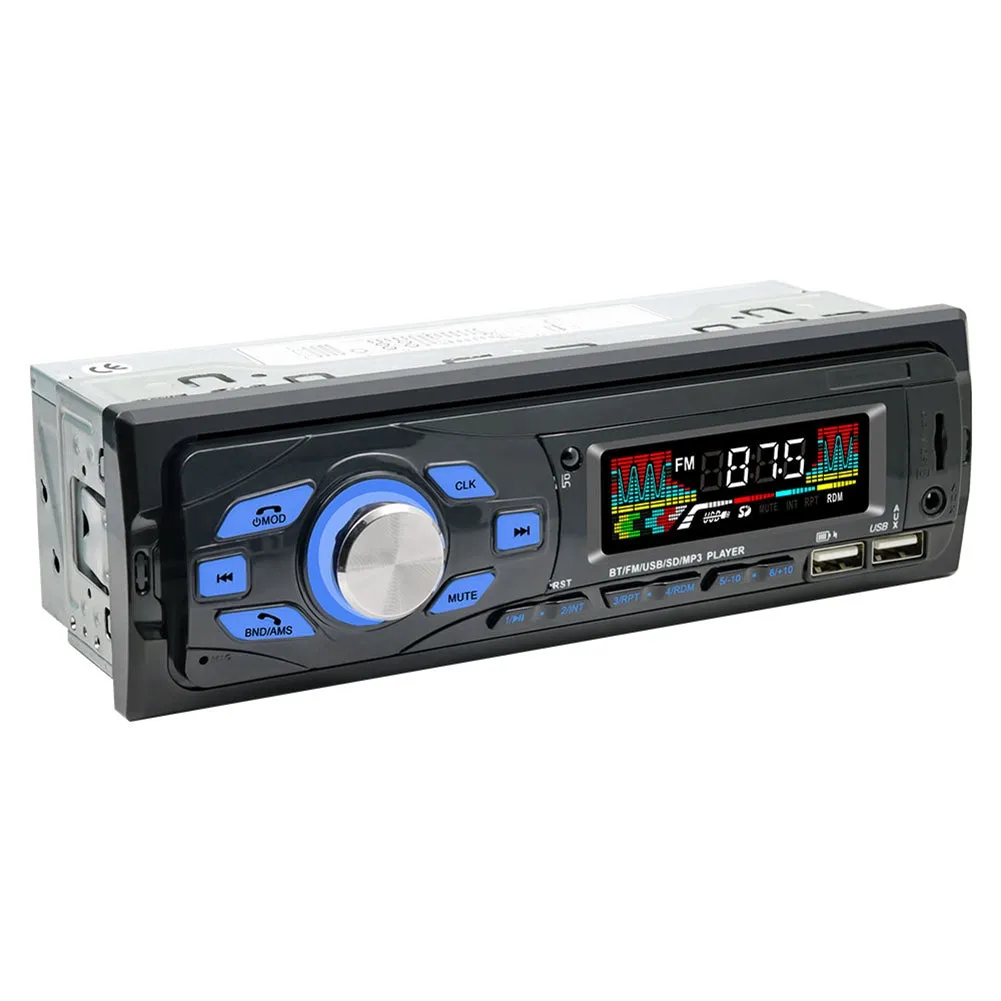 Car MP3 Player Bluetooth FM Radio Hands Free Calling Power