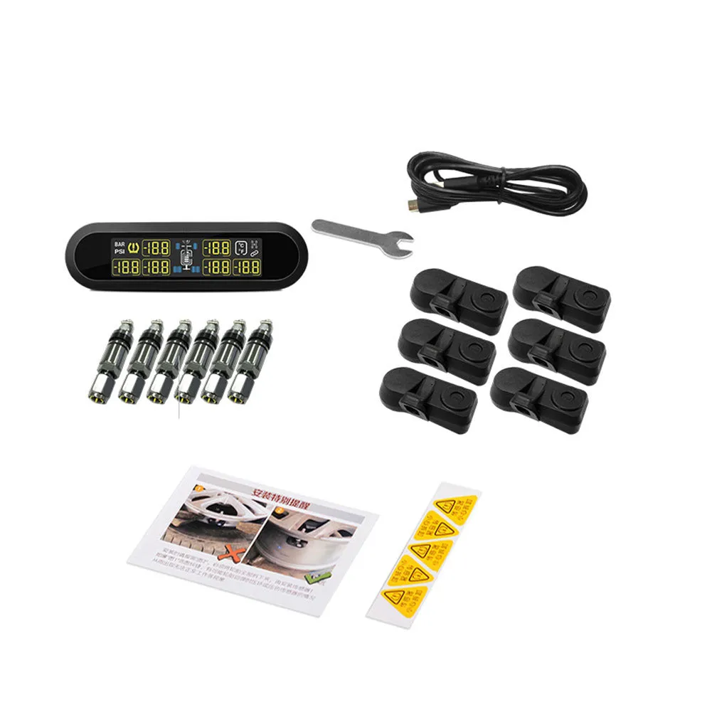 Car TPMS Tire Pressure Monitoring System Super LCD Universal for