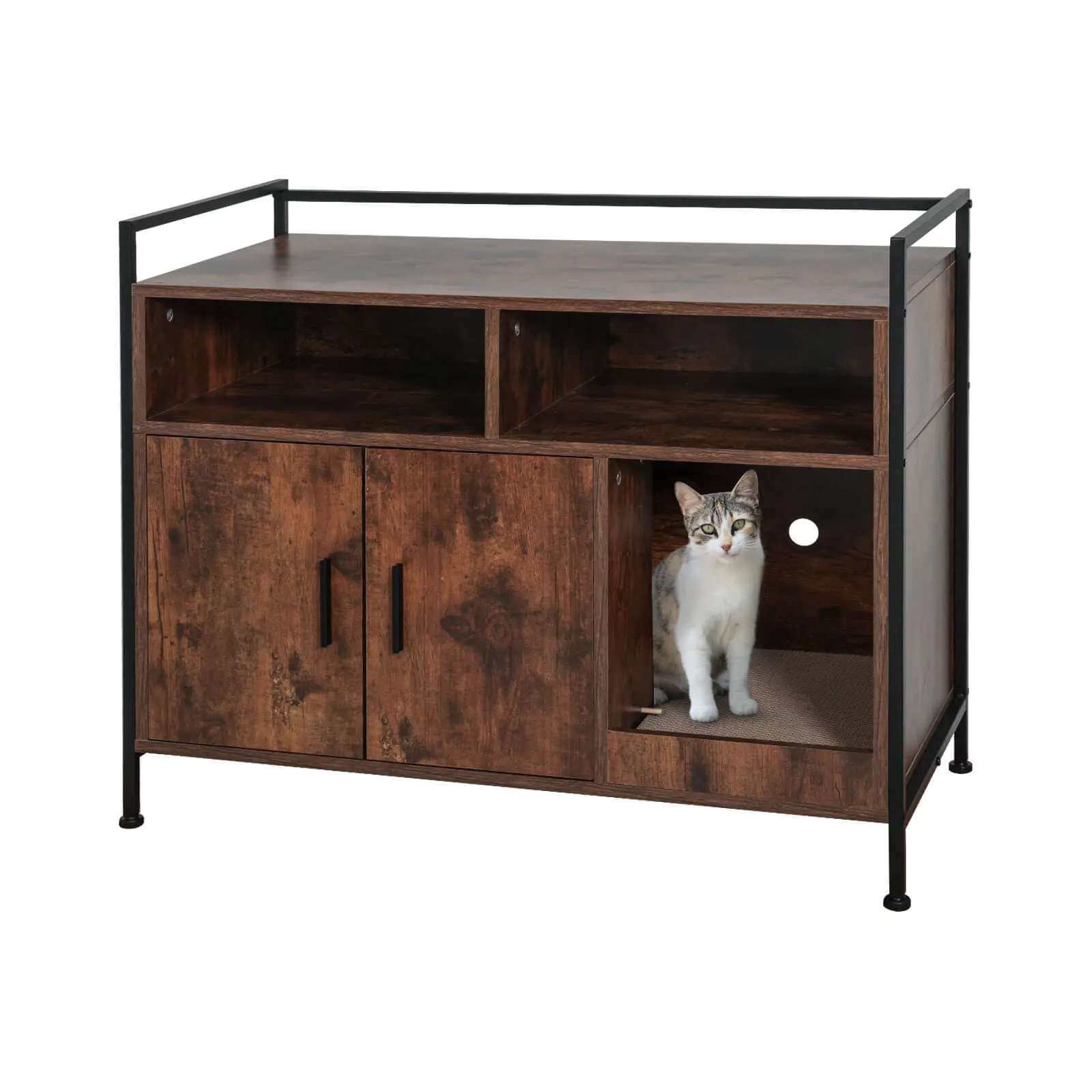 Cat Litter Box Storage Cabinet HW1193