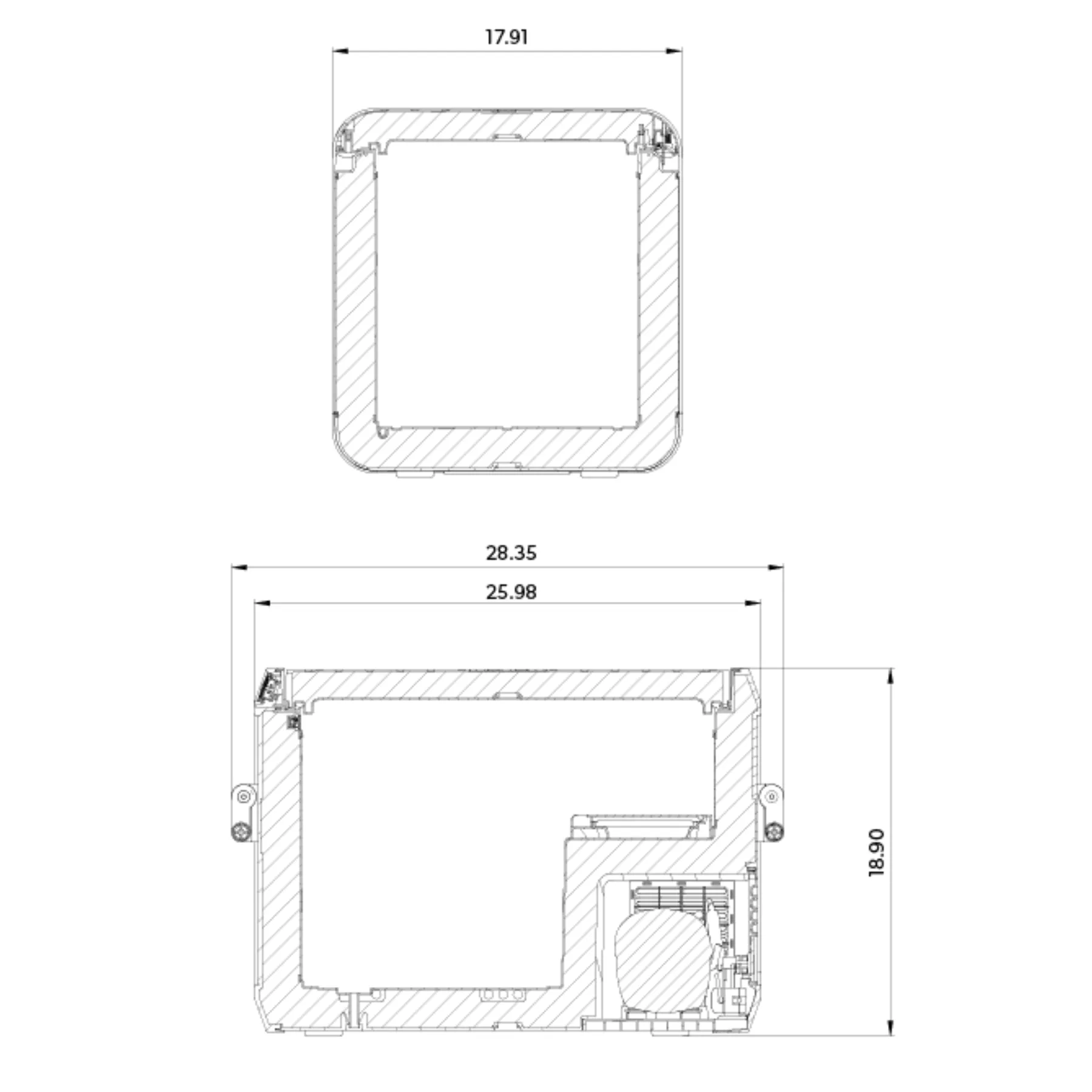 CFX3 55IM Cooler / Freezer w/ Rapid Freeze Plate