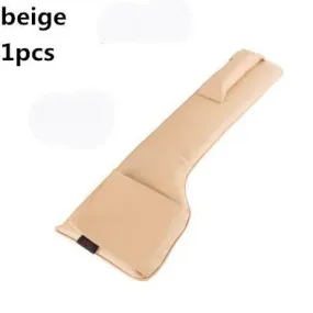 Color: Beign, quantity: 1-Copilot, Style:  - Car Seat Gap Filler