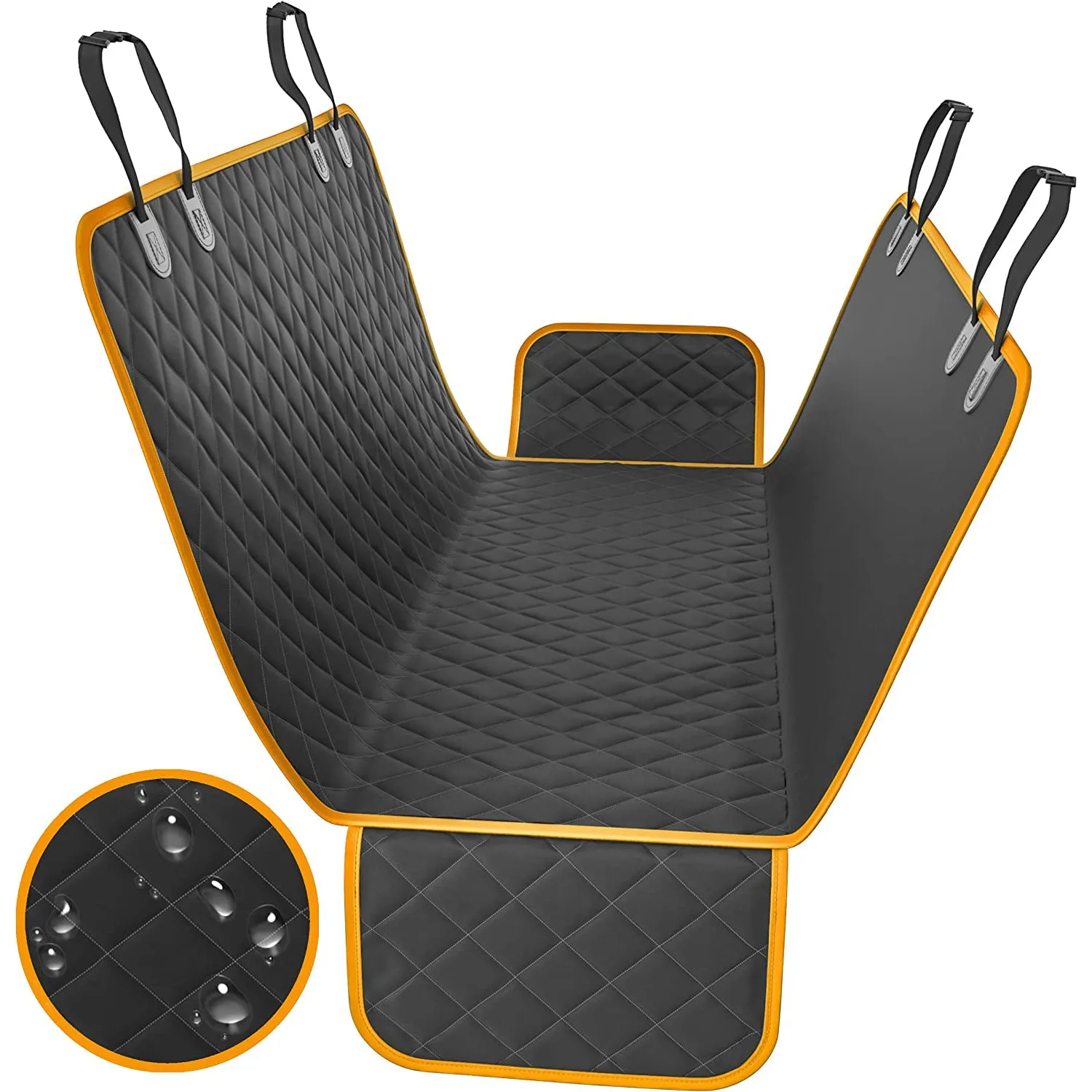 Dog Rear Seat Cover Protector Waterproof Anti-Scratch Anti-Slip Hammock