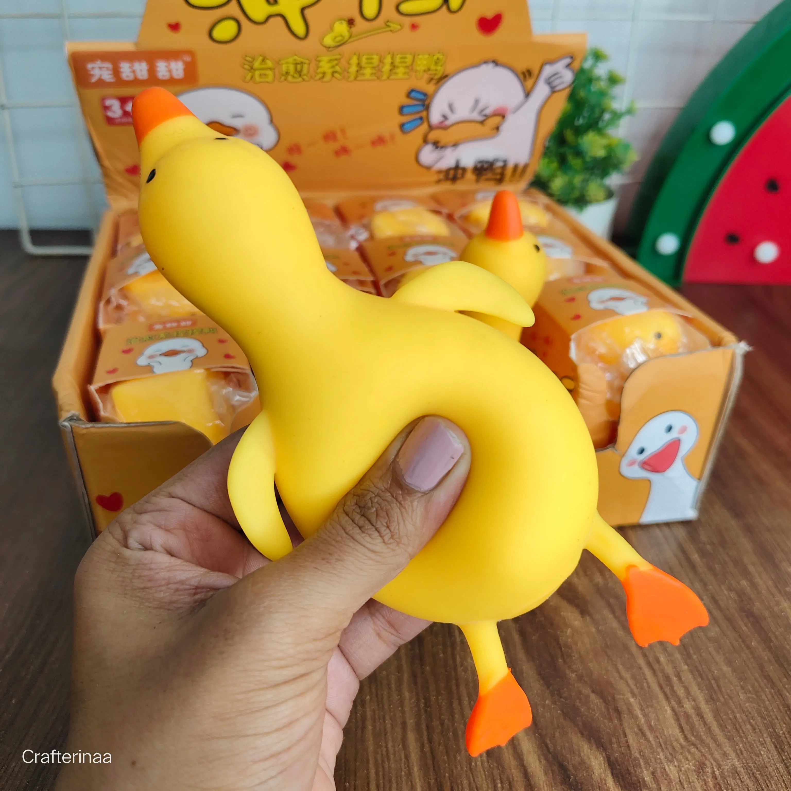 Duck bathing squishy toy| squeeze toy for kids| stress bustertoy
