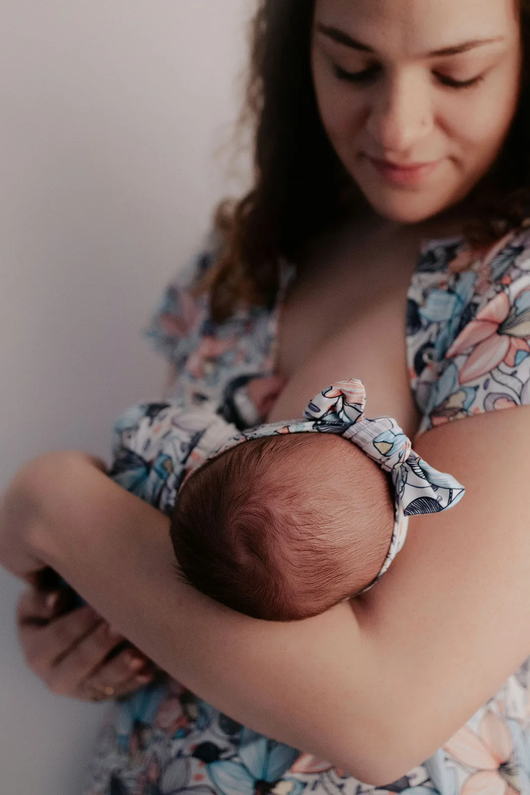Flower Bloom Mommy Labor and Delivery/ Nursing Gown