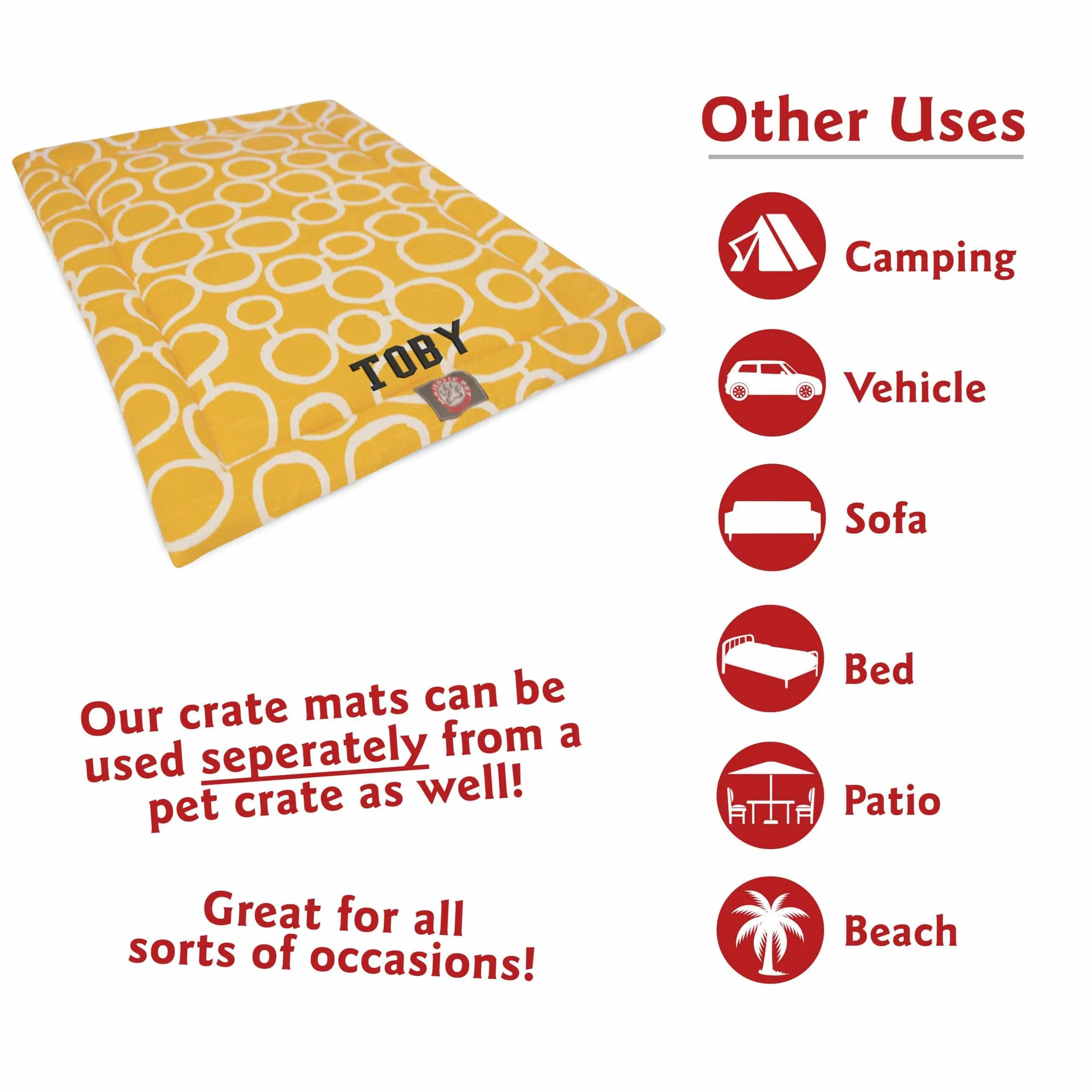 Fusion Crate Mat - Personalized