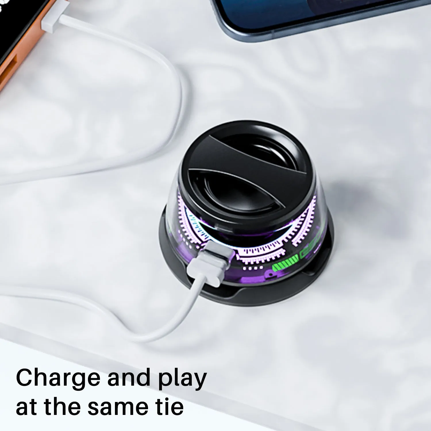G200 RGB Bluetooth Speaker | BT5.3 | 7H Playtime | Magnetic Holder